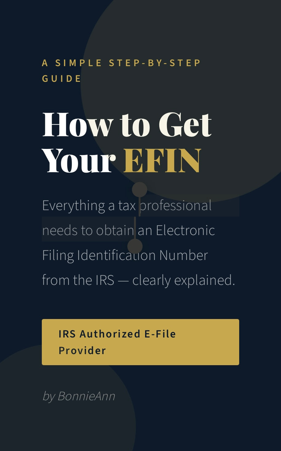 GET EFIN STEP BY STEP